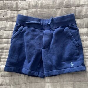Blue Polo Shorts with Logo